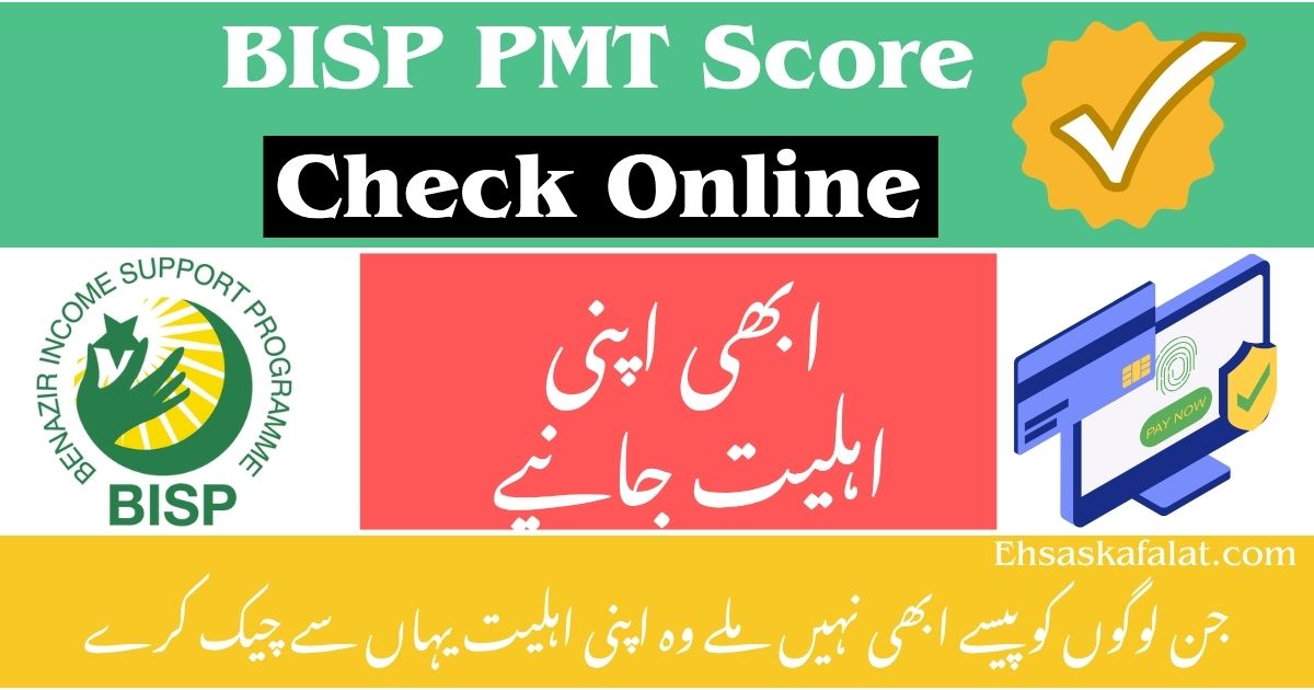 BISP PMT Score Check Online