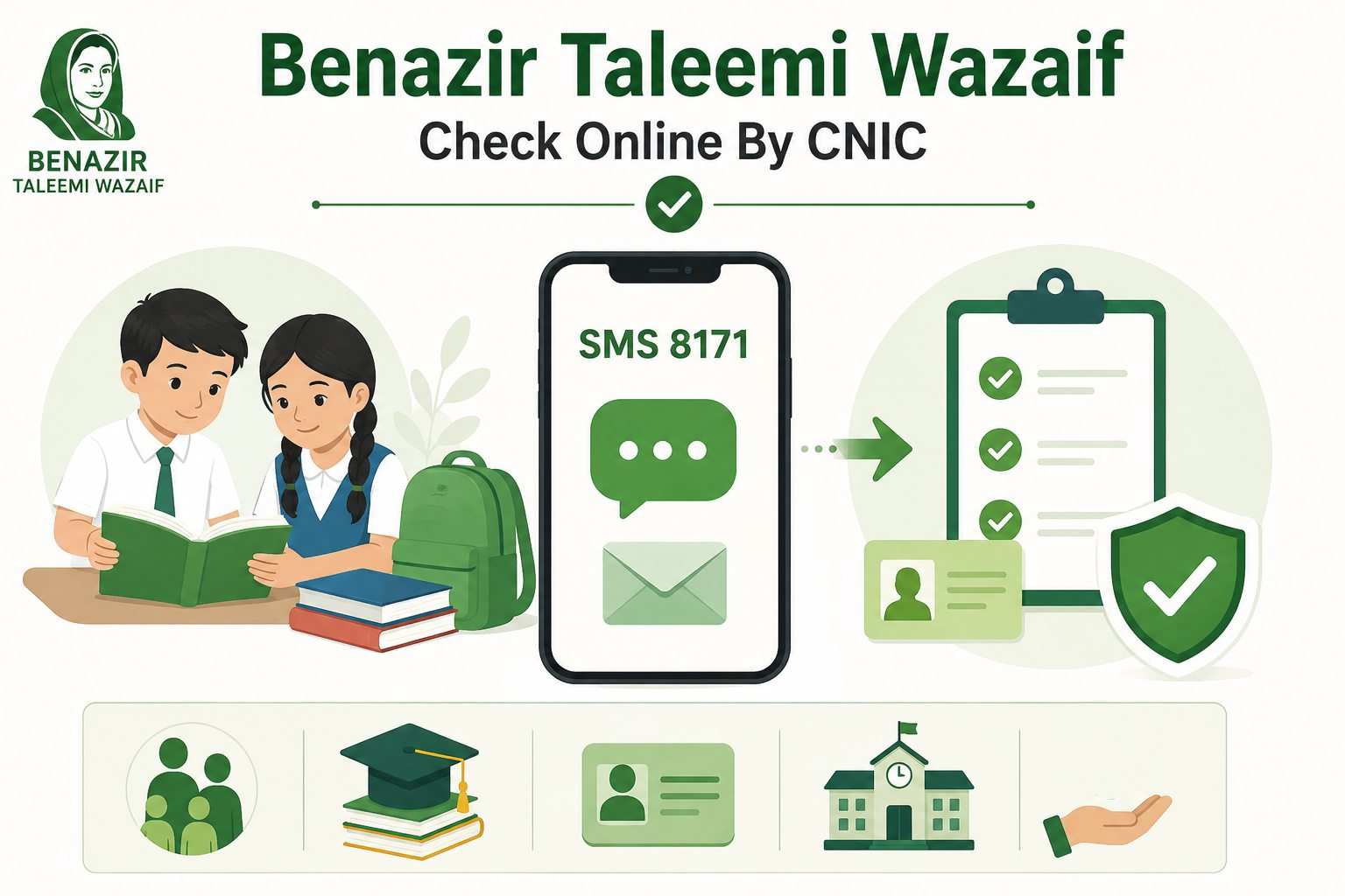 Benazir Taleemi Wazaif May 2026 Latest Payment Update
In May 2026, thousands of families across Punjab, Sindh, KPK, Balochistan, Lahore, Karachi, Islamabad, and Faisalabad are checking their new Taleemi Wazaif installments online.
The latest update allows beneficiaries to verify:
Service Available Status
Payment verification Active
CNIC eligibility check Available
Child registration check Available
School verification status Available
Pending survey updates Available
SMS verification through 8171 Active
