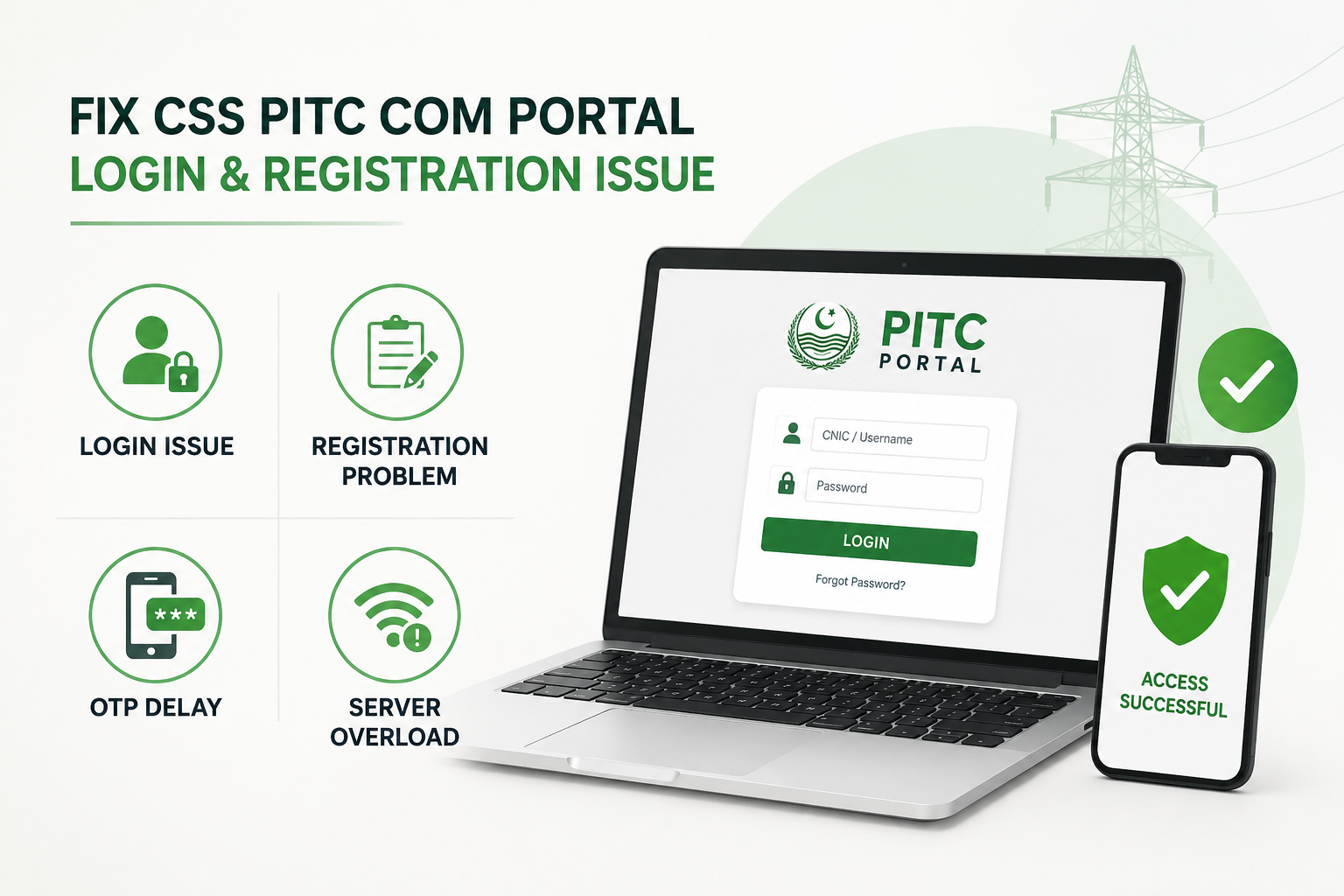 How to Fix CSS PITC Com Portal Registration and Login Issue